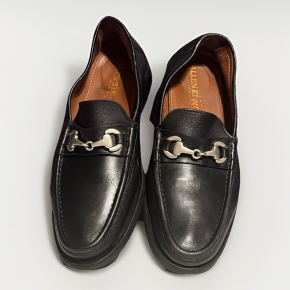 Allen Edmonds Other - Allen Edmonds Arezzo Italian Loafer Black Leather Horse Bit 9 D Sold Out $425